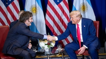 Javier Milei y Donald Trump