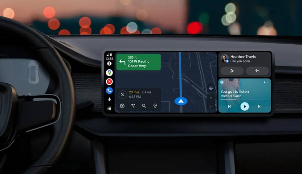 Ya está disponible el esperado rediseño de Android Auto para todos, y ...